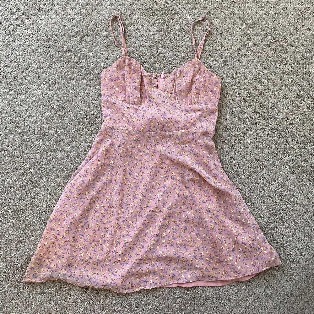 Princess Polly Naomi Mini Dress Pink Size 2